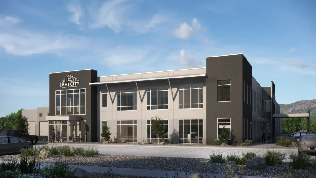 2017.04.14 Lehi Power RENDERING FINAL AE Ubria Lehi Power Office Building
