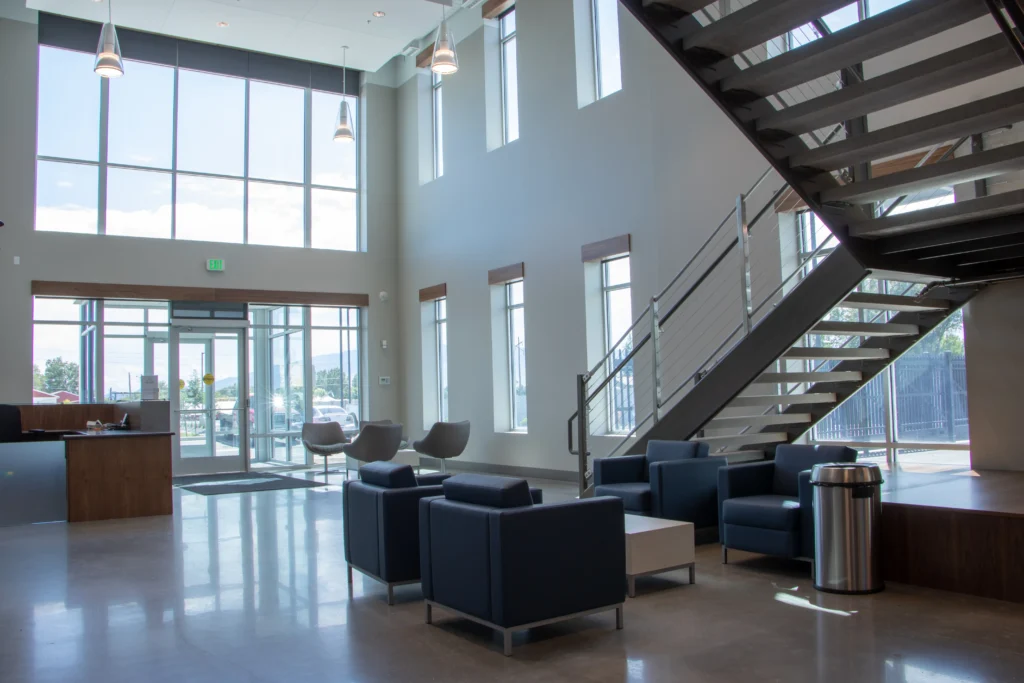 Lobby 4 AE Ubria Lehi Power Office Building Interior Design