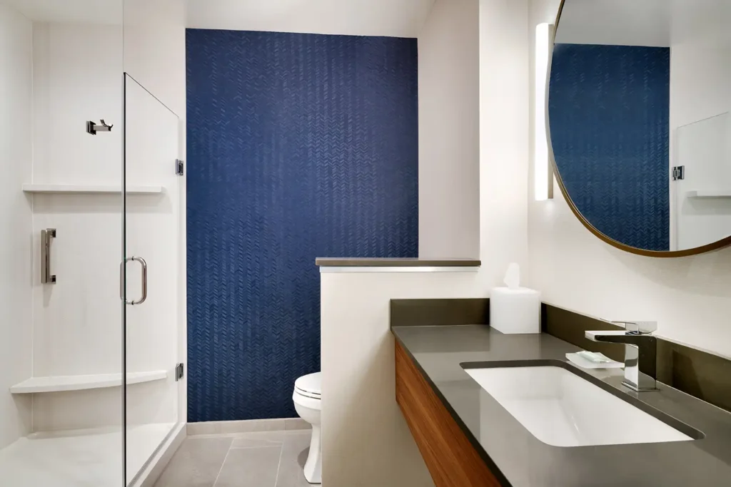 ae_urbia_ff_slcfw_bathroom_with_shower_1 AE Ubria Architects and Engineers Fairfield Inn and Suites Interior